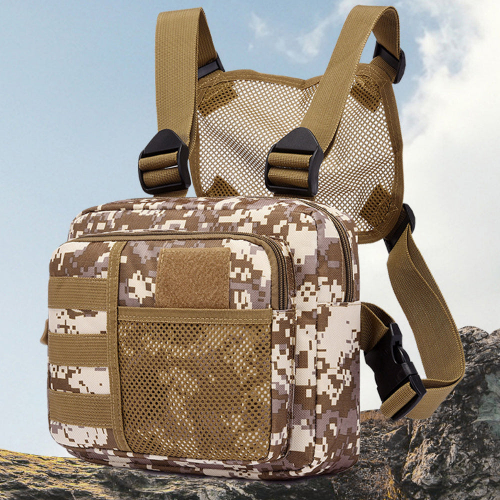 YA136 Waterproof Oxford Cloth Tactical Chest Bag Running Sports Vest Pouch YA136 Waterproof Oxford Cloth Tactical Chest Bag Running Sports Vest Pouch